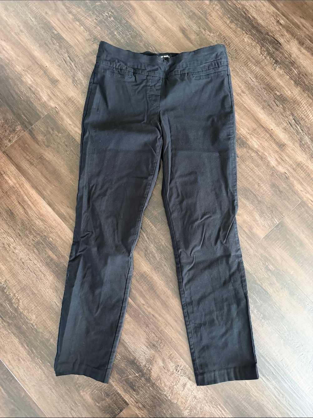Hilary Radley Black Women's Straight-Leg Trousers
